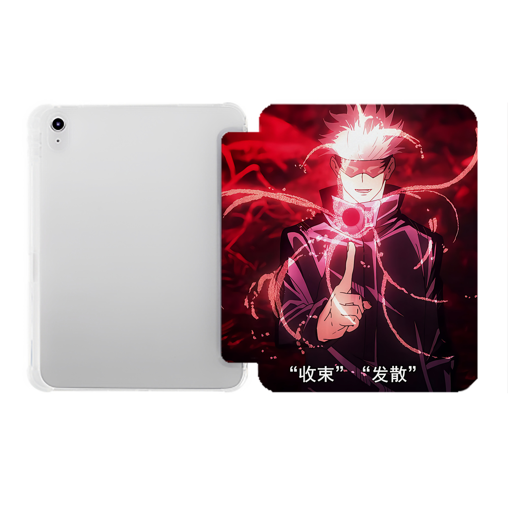 （画像用） SPY×FAMILY间谍家家酒 IPad ケース ペン収納付き 三つ折りスタンド PUレザー×シリコン 対応機種9.5/10.5/10.9インチ